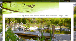 Desktop Screenshot of evasionpaysage.com